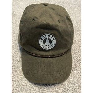 Duluth Trading Company Mens Adjustable Cap Hat Size L/XL Brown Patch Logo Rare